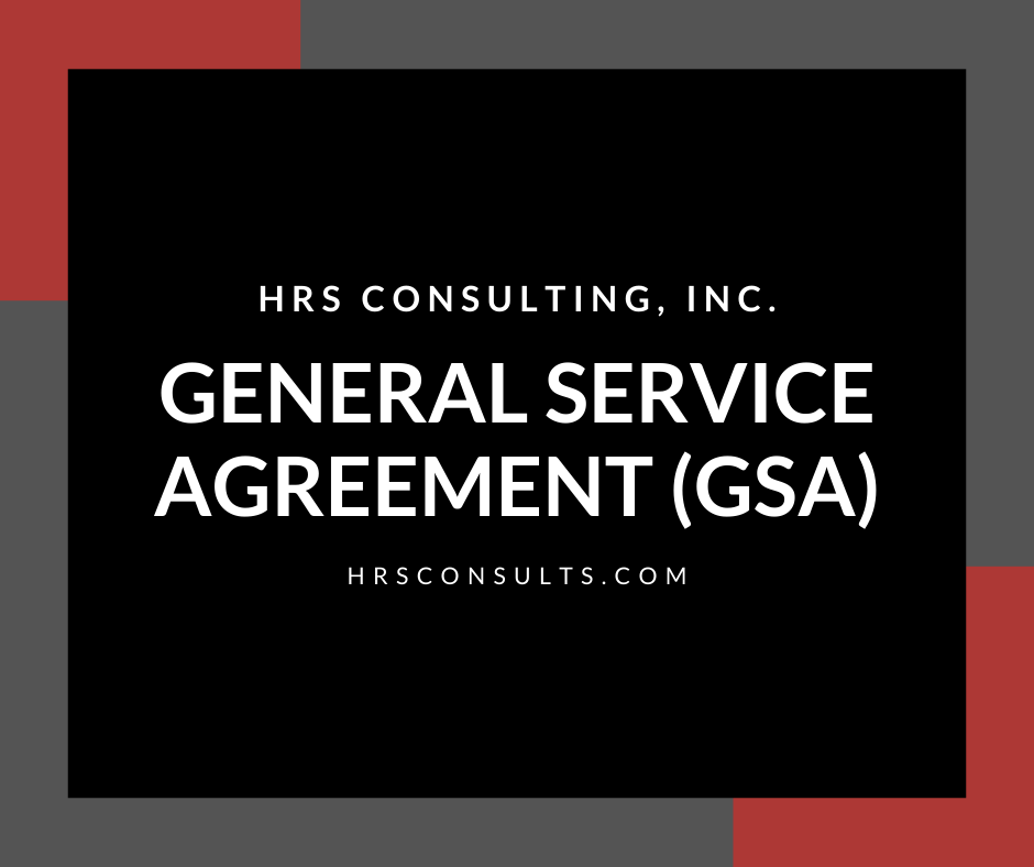 HRS Consulting, Inc. Awarded GSA Professional Services Schedule